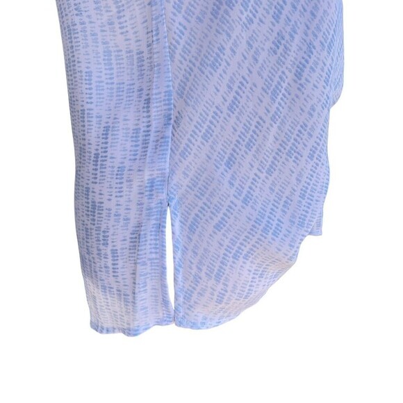 A.N.A A NEW APPROACH Blouse Top Size XS Sleeveless Tunic‎ White/Light Blue - Picture 7 of 14